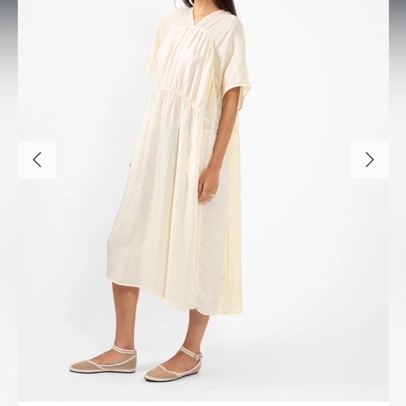 Atelier Delphine Lihue Dress Cream XS/S NWT - Picture 3 of 6